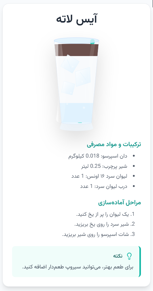 رسپی نوشیدنی سرد