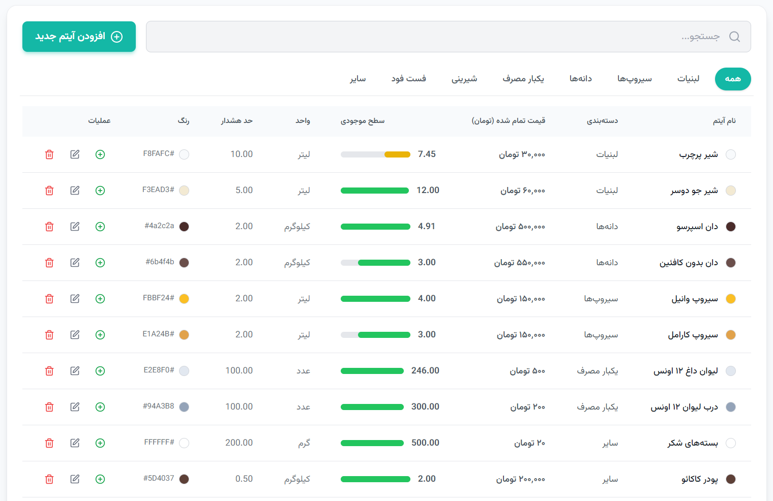 مدیریت انبار